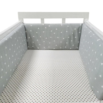 Thick One-piece Crib Around Cushion Cot Protector Pillows