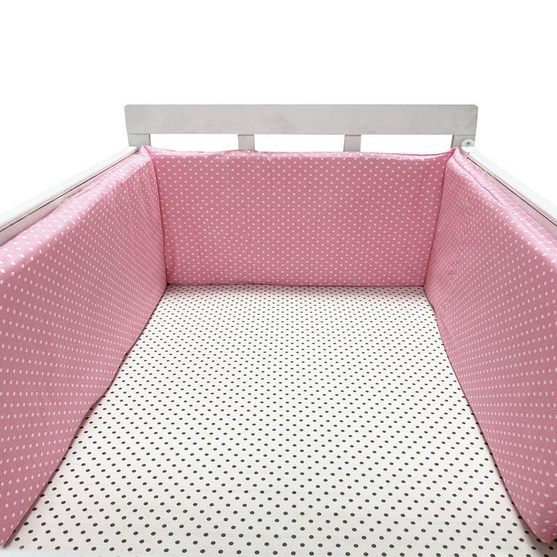 Thick One-piece Crib Around Cushion Cot Protector Pillows