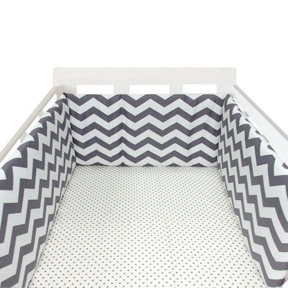 Thick One-piece Crib Around Cushion Cot Protector Pillows