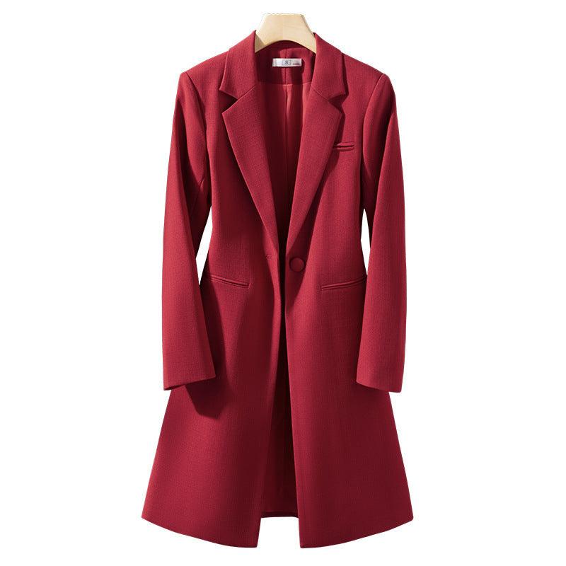 Ladies Formal Blazer Style Knee Length Jacket