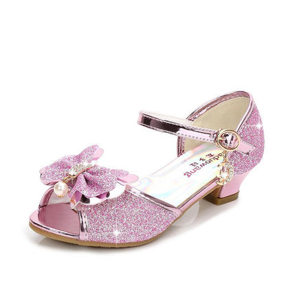 Stunning Princess Crystal Girls High Heel Shoes