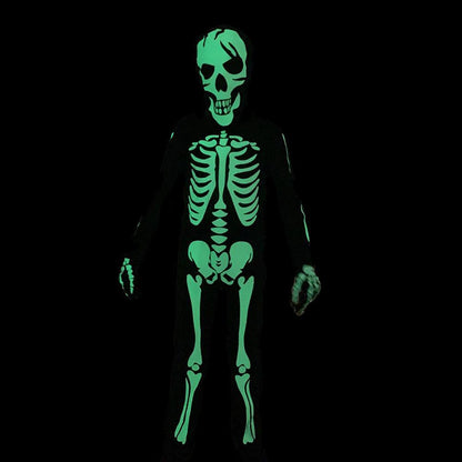 Glow in the Dark Skelton Halloween Party Cosplay Costume - Adult