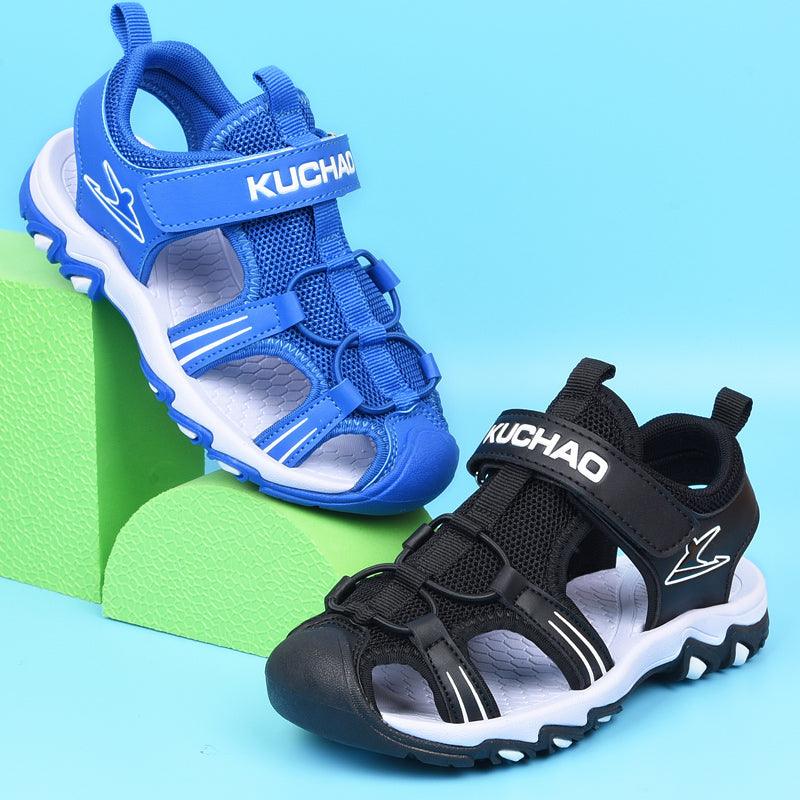 Boys Unique Baotou Soft Sole Beach Non-slip Sandals Shoes