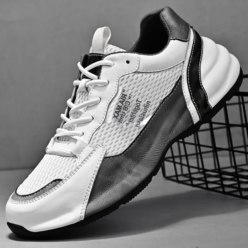 Mens Unique Design Stylish Breathable Mesh Trainers