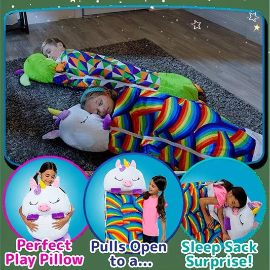 Super Cool Children's Sleeping Bags Design Play Pillow Sleep Sack