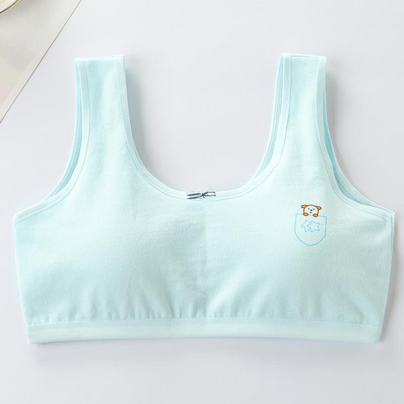 Girls Underwear Pure Cotton Sports Bra