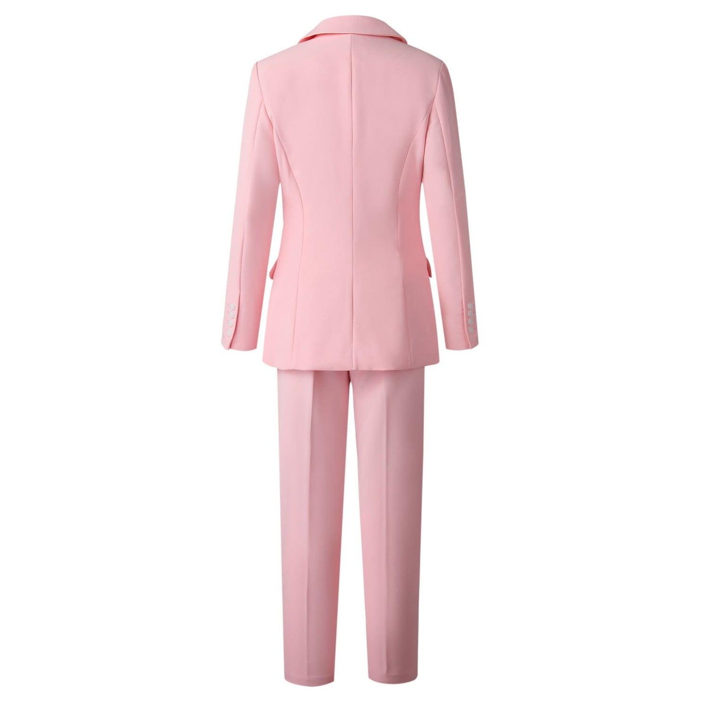 Ladies Elegant 3 Pc - Pink Temperament Suit