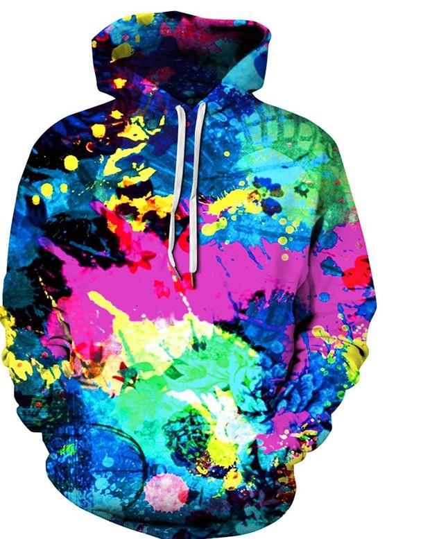 Unisex Spill Milk 3D Printed Hoodies