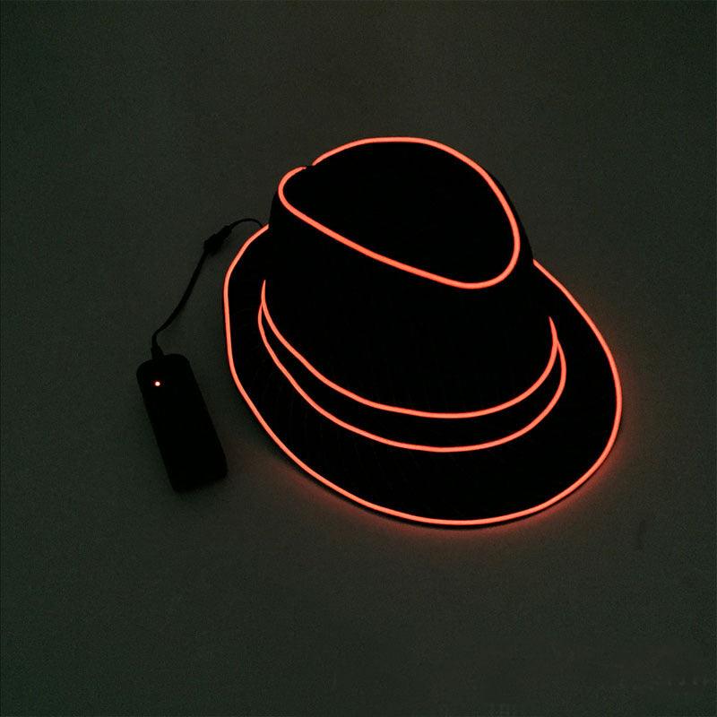 Glowing Top Hat Fancy Dress Party Performance Fluorescent Hat