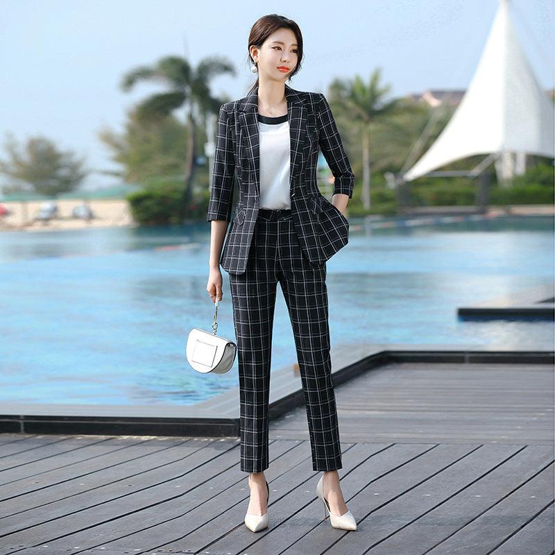 Women's Formal Dress High Waist Pocket Fashion Trousers