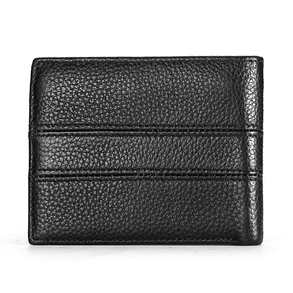 Wallet Leather Retro Multi-style Horizontal And Vertical Wallets - Mens