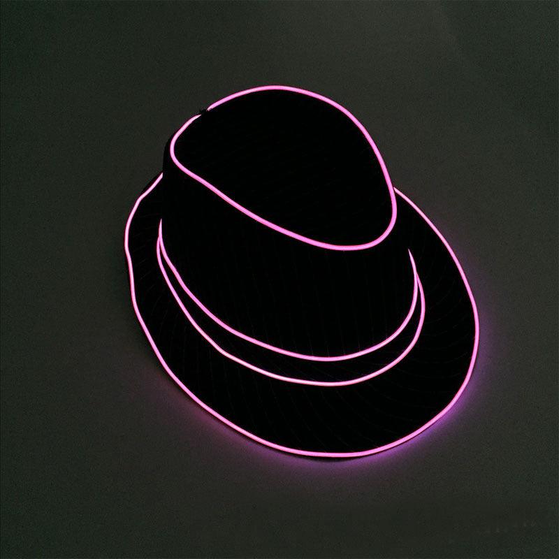 Glowing Top Hat Fancy Dress Party Performance Fluorescent Hat