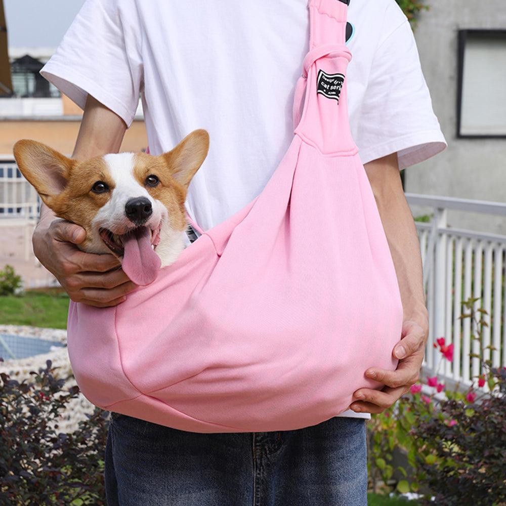 Pet Travel Shoulder Crossbody Bag Cotton Comfort Single Sling Pet Carrier For Travel - Comfortable Single Shoulder Dog And Cat Bag