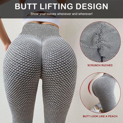 Leggings Women Butt Lifting Workout Tights Plus Size Sports High Waist Yoga Pants