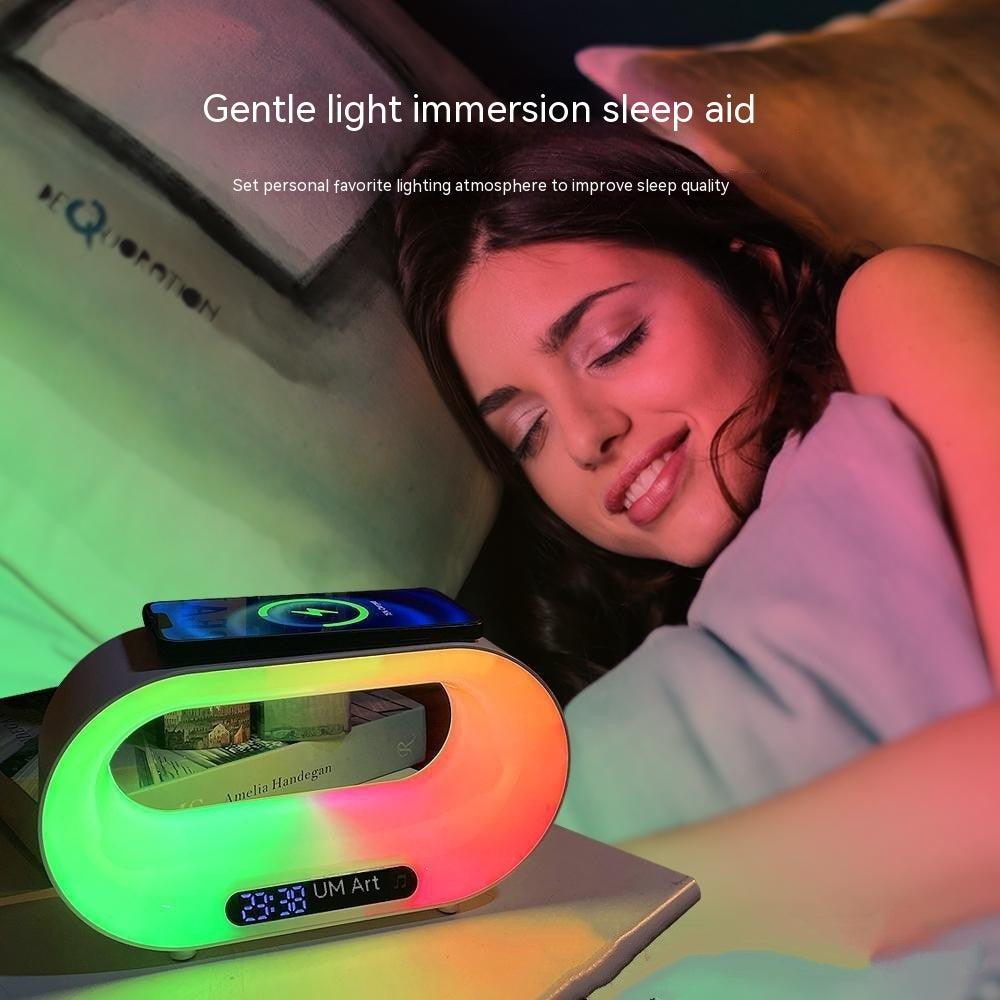 Atmosphere Desk Lamp Smart Multifunctional Wireless Charger Alarm Clock