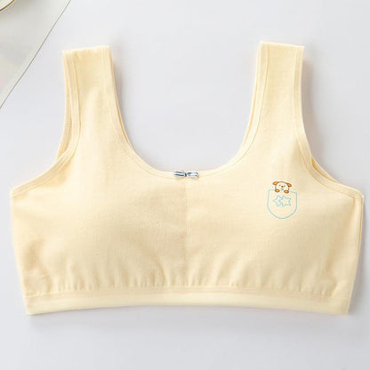 Girls Underwear Pure Cotton Sports Bra