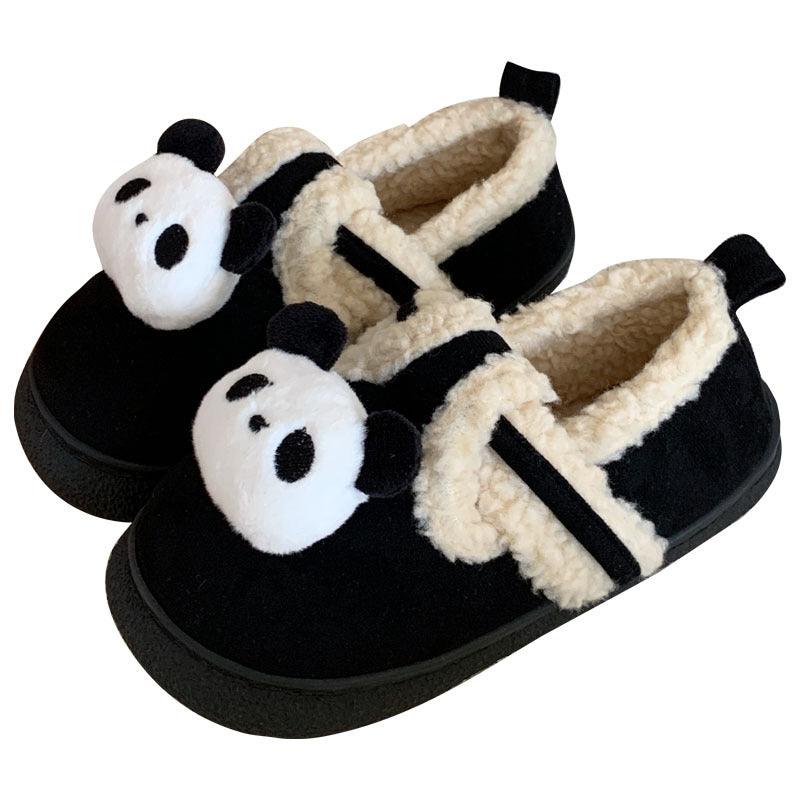 Boys & Girls Warm With Velvet Outdoor Cotton Slippers