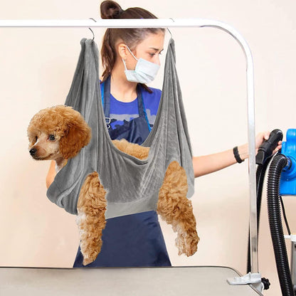 Pet Dog Cat Grooming Hammock - Harness Restraint Bag Helper Breathable