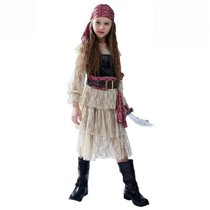 Lace Pirate Skirt, Girl's Pirate Party Costumes