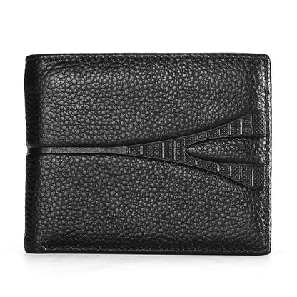 Wallet Leather Retro Multi-style Horizontal And Vertical Wallets - Mens