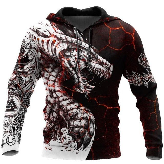 Hoodies For Men Cool Animal-print