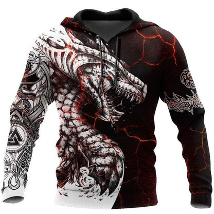 Hoodies For Men Cool Animal-print