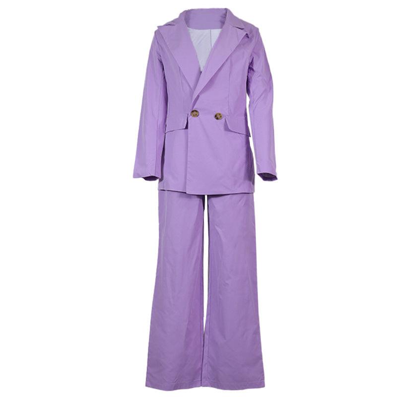 Ladies Loose 2PC Light Trouser Suit