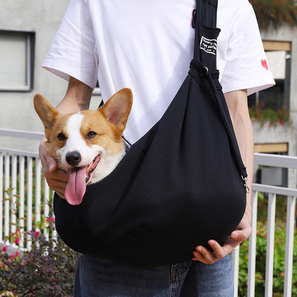 Pet Travel Shoulder Crossbody Bag Cotton Comfort Single Sling Pet Carrier For Travel - Comfortable Single Shoulder Dog And Cat Bag