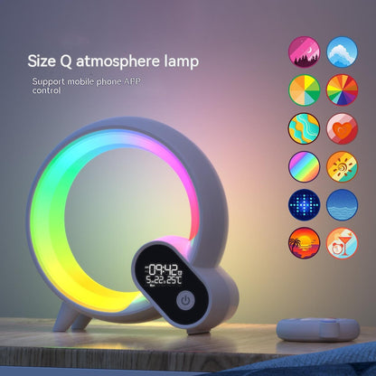 Alarm Clock Bluetooth Audio Intelligent Wake-up Q Colorful Atmosphere Light