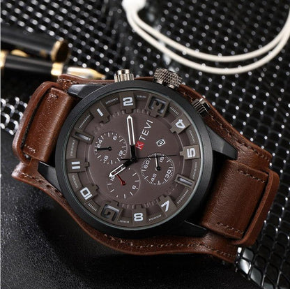 Special Forces Men Large Dial Watch