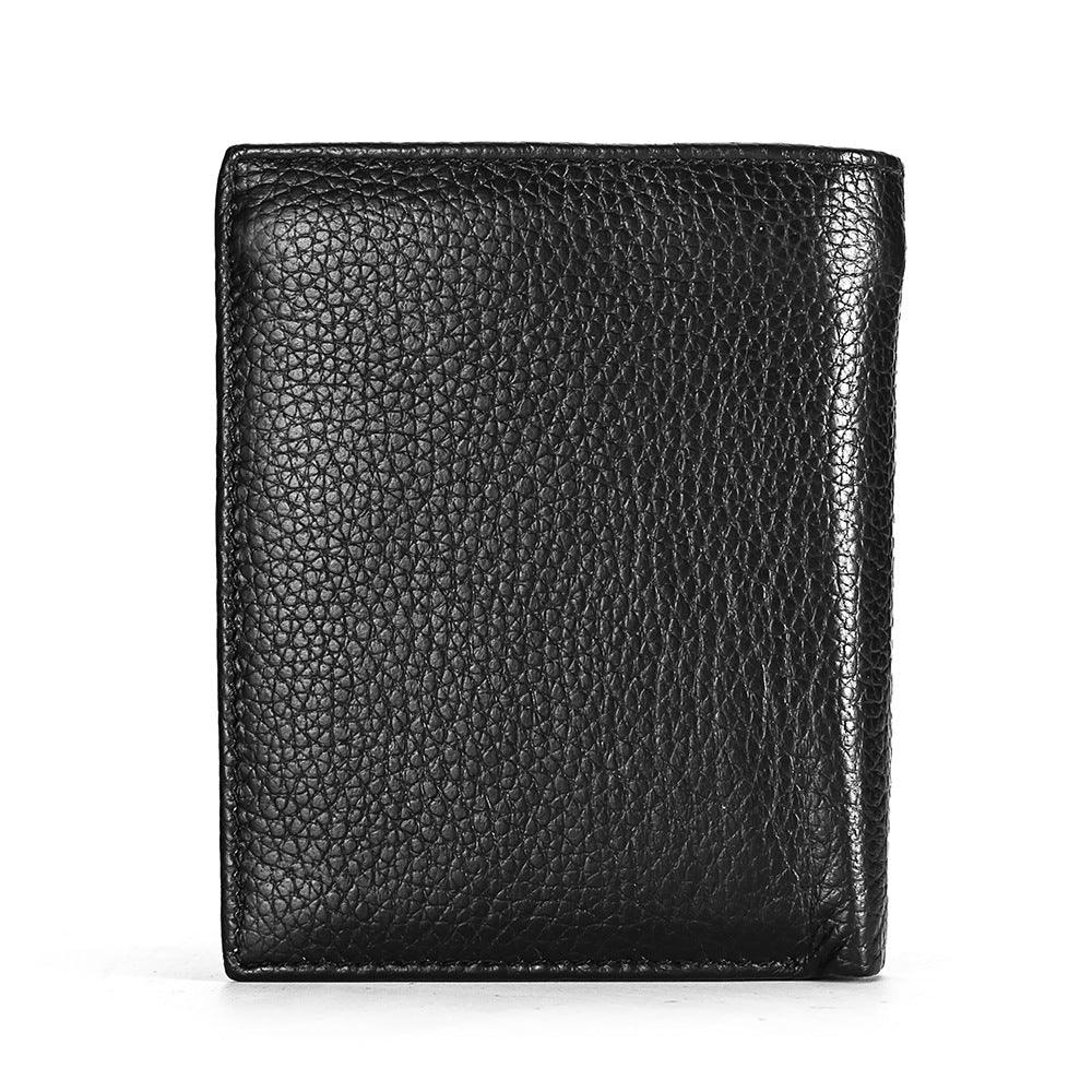 Wallet Leather Retro Multi-style Horizontal And Vertical Wallets - Mens