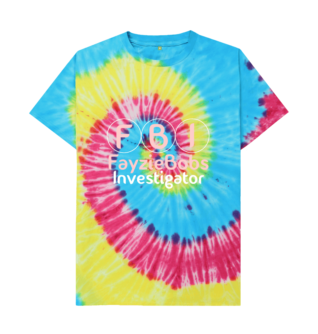 Tie Dye FayzieBobs Ladies Tie Die Investigator T-Shirt