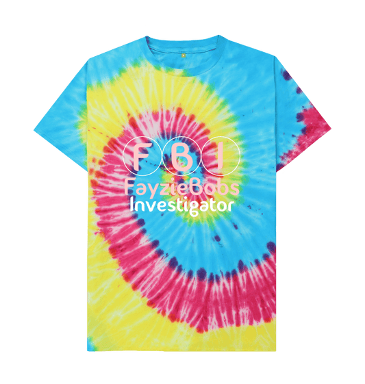 Tie Dye FayzieBobs Ladies Tie Die Investigator T-Shirt