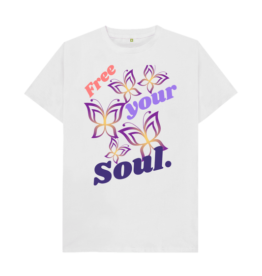 White FayzieBobs Ladies Free Your Soul T-Shirt