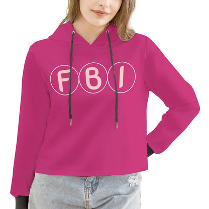 FayzieBobs FBI Cropped Hoodie