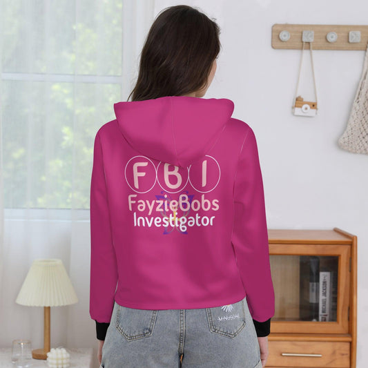 FayzieBobs FBI Cropped Hoodie