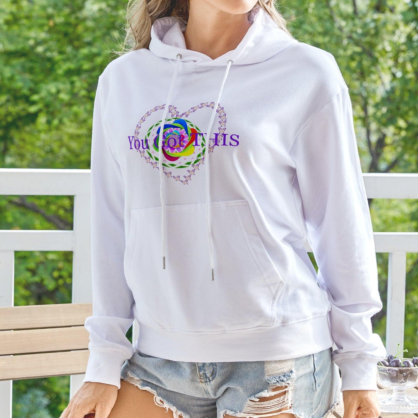 FayzieBobs Heart Pinwheel Hoodie