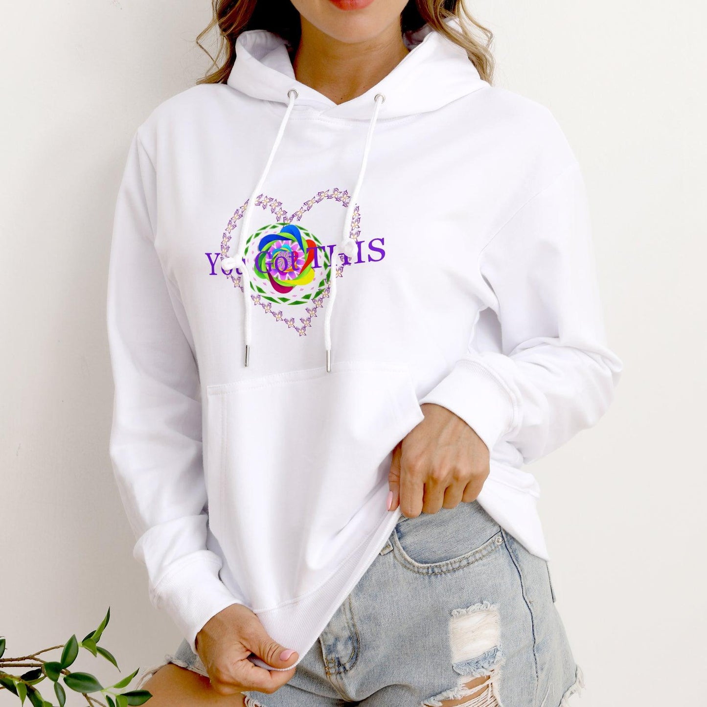 FayzieBobs Heart Pinwheel Hoodie